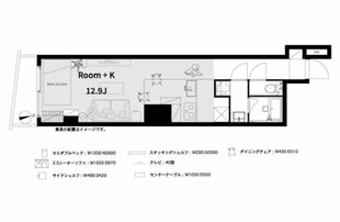 朝日プラザ北新宿の物件間取画像